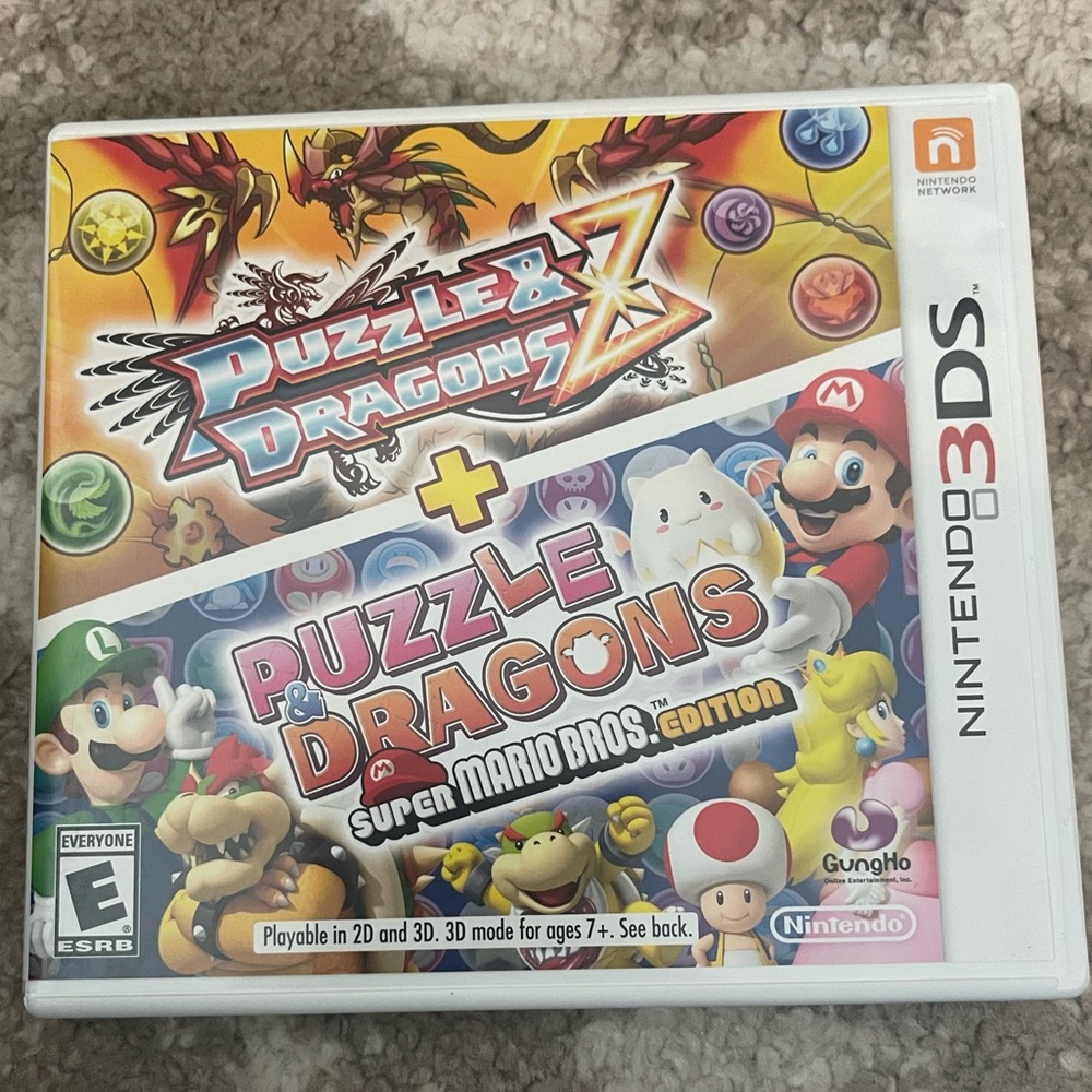 Nintendo 3DS Puzzle & Dragons Z + Puzzle & Dragons Super Mario Bros edition